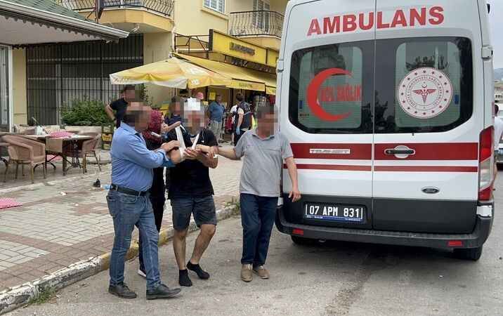 Alanya'da sopalı kavga... Polis silah kullandı... Olay yerinden ilk fotoğraflar...